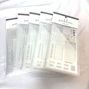 Set of Four Journaling Stamp Sets Park Lane Hampton Arts Crafts Scrapbook Cards